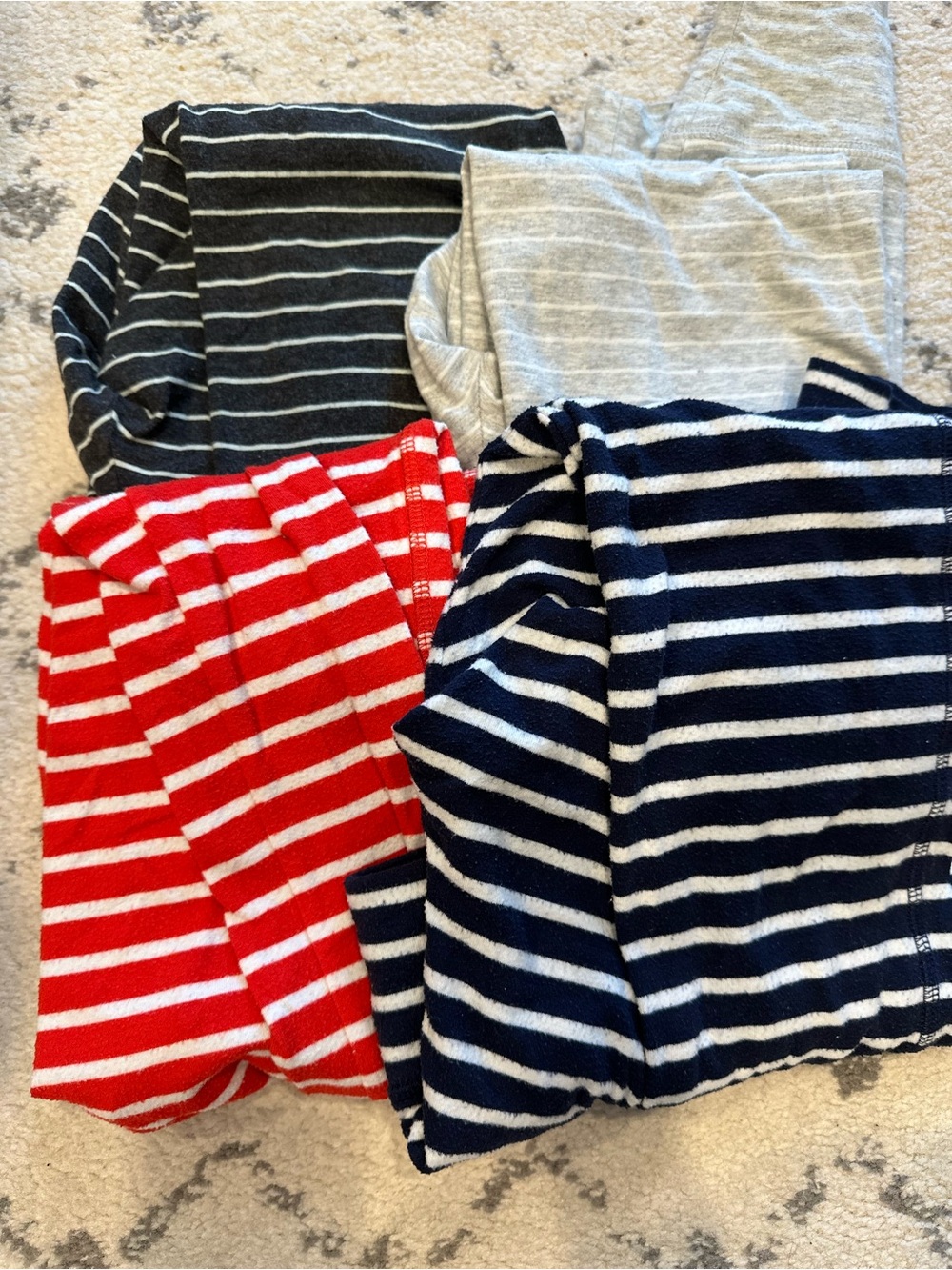 Women’s Bundle of 4 Striped Sleep Pants. Size Small